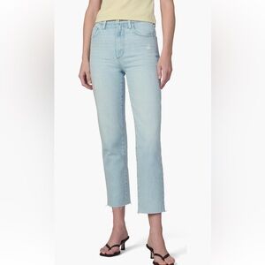 Jose’s The Margot High Waist Raw Hem Slim Straight Leg Jeans
